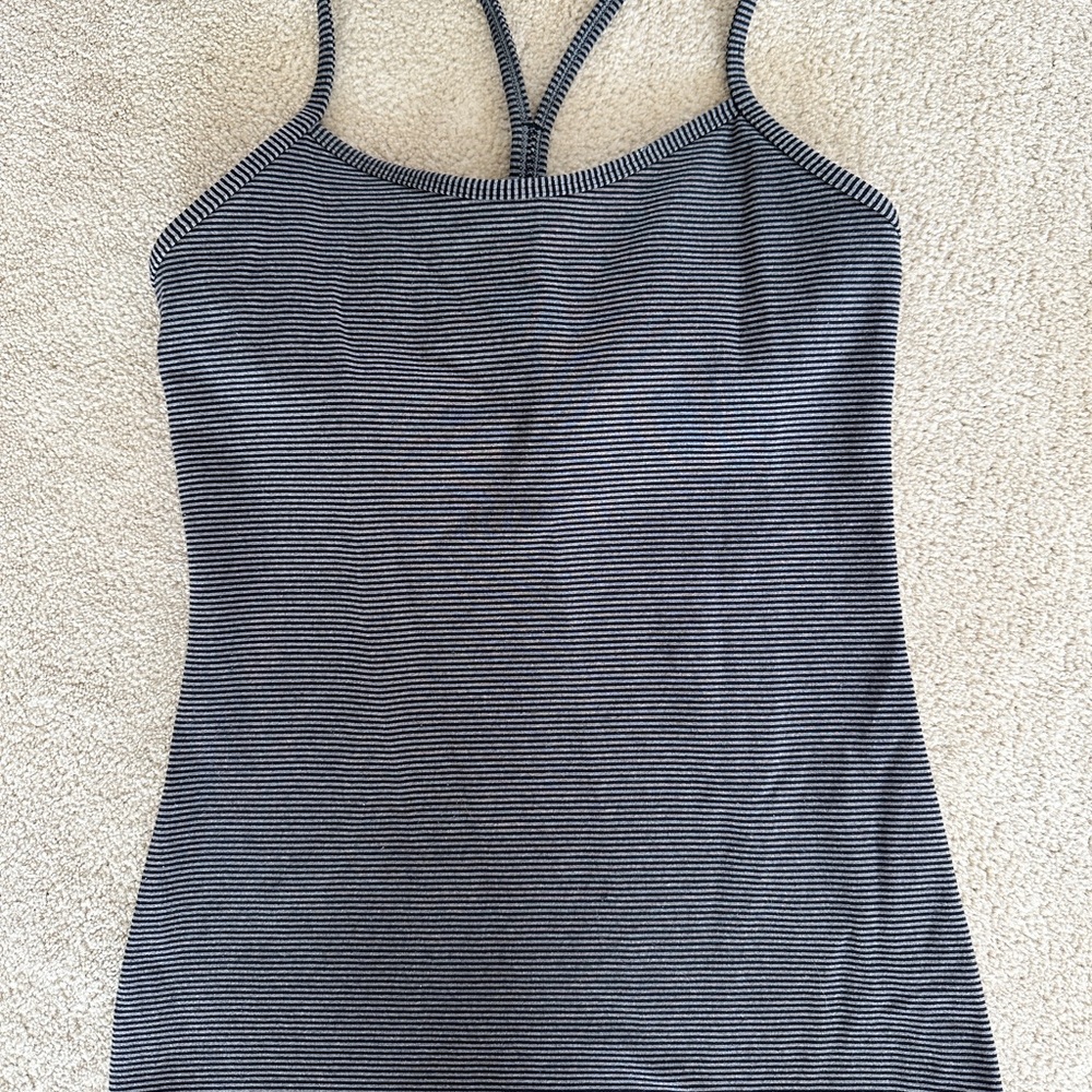 Lululemon striped tank top
